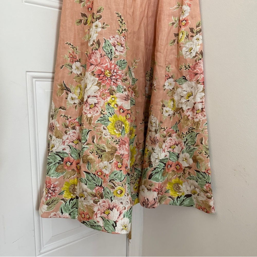 Zimmermann Peach Floral Dress - Picture 8 of 11